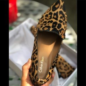 Calvin Klein Leopard Loafers